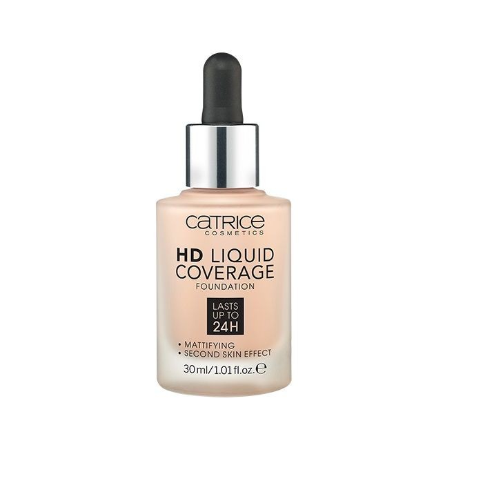 Kem nền CATRICE HD LIQUID COVERAGE FOUNDATION tone 010 và 020