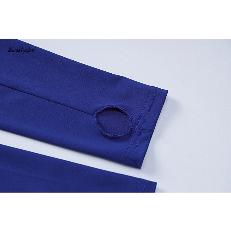 Bộ Đồ Thời Trang 2022 Màu Trơn Cổ Tròn Khoét Lỗ Dáng Ôm Gợi Cảm Cho Nữ