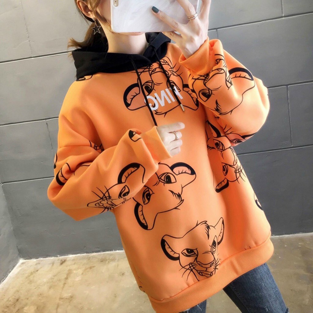 Áo khoác, áo hoodie unisex nam nữ nỉ ngoại cọp king cực đỉnh năng động thời trang học đường