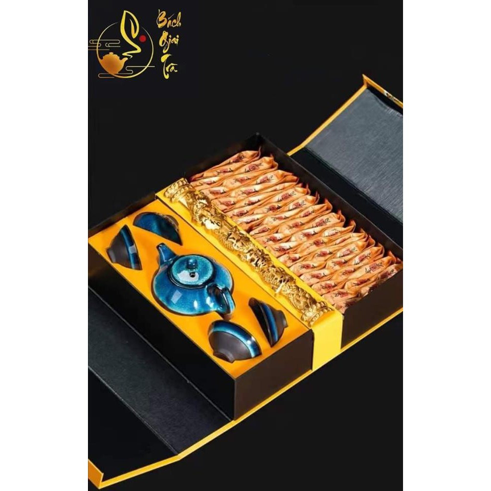 [Quà tặng]Hộp trà biếu cao cấp Thiết kế độc đáo tặng Bộ ấm chén | BigBuy360 - bigbuy360.vn