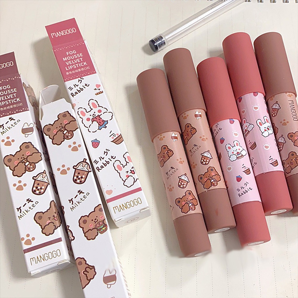 Son Môi Thời Trang retro Chống Nước Lâu Trôi Không Phai Màu Cho Nữ