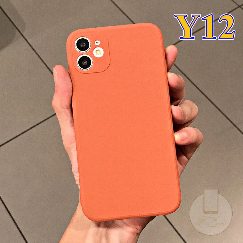 Ốp lưng TPU mềm màu kẹo bảo vệ camera thời trang cho iPhone 11 12 Pro Max 6 6s 7 8 Plus X XS MAX XR SE 2020