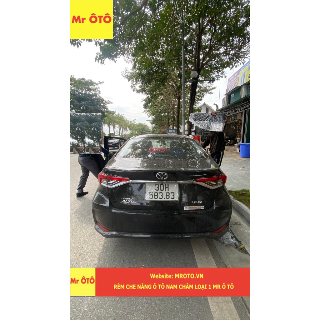 Rèm Che Nắng Nam Châm Xe Toyota Altis 2022+  Loại 1 Mr.Ô Tô, Chuẩn From, Dày Dặn, Bảo Hành 24 Tháng