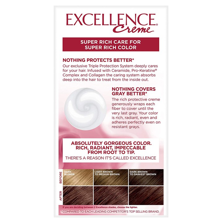 Thuốc nhuộm tóc L'Oréal Excellence Creme, 5AR Medium Maple Brown