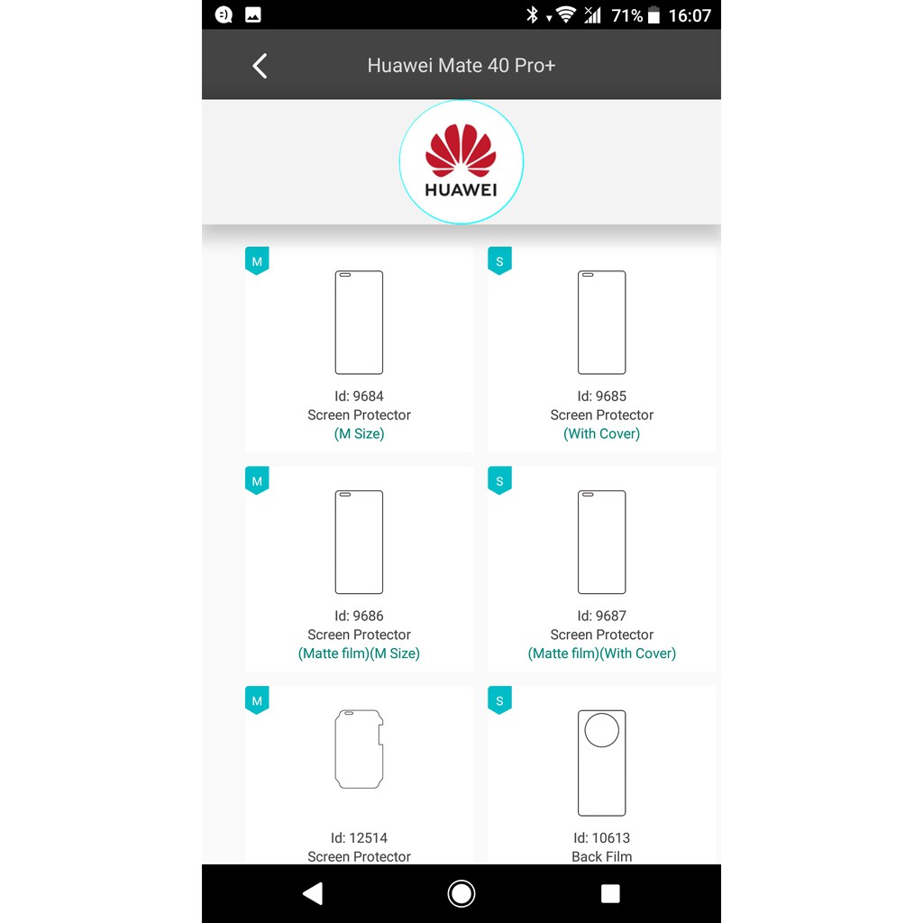 Miếng dán PPF cao cấp Huawei Mate 40 / Mate 40 Pro / Mate 40 Pro Plus / Mate 40 RS màn hình, mặt lưng