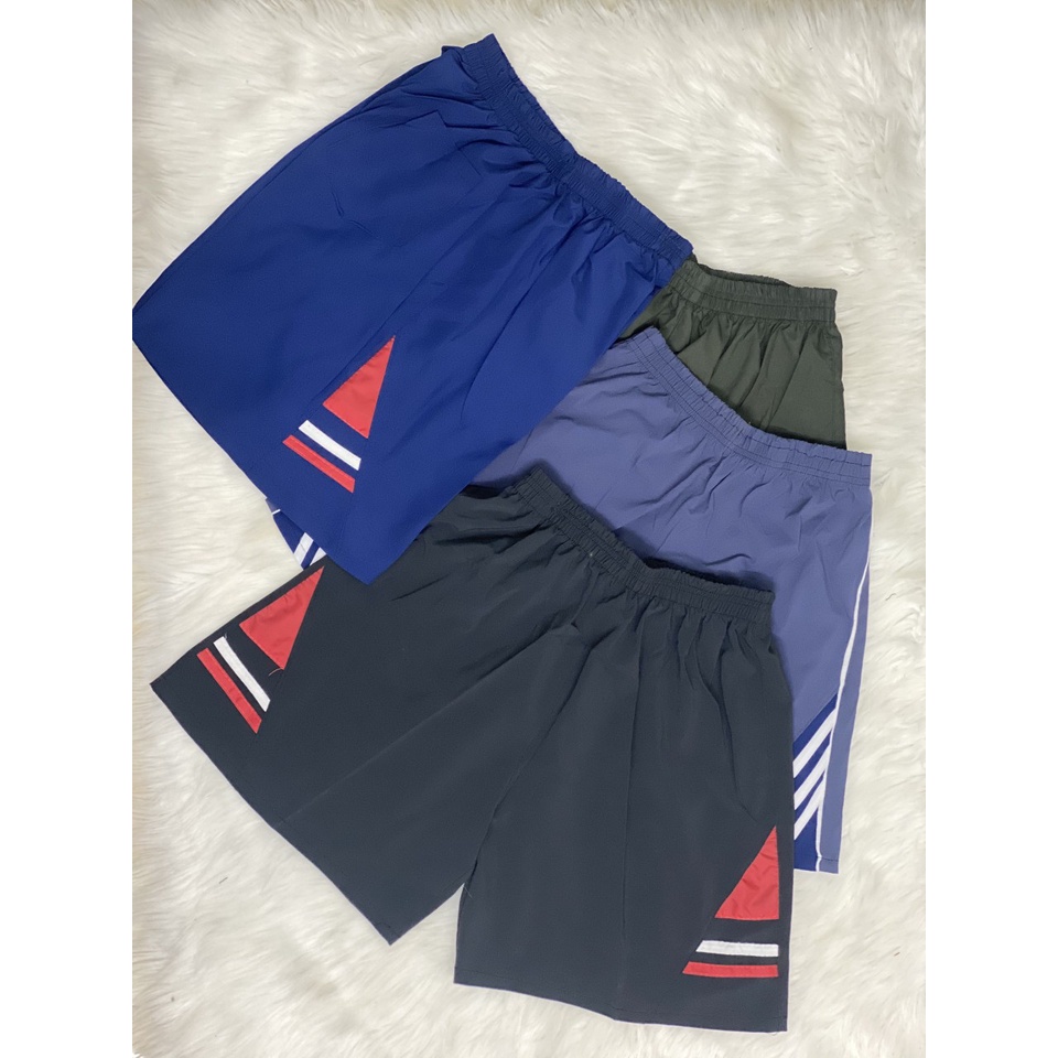 Quần Đùi Nam Sport Logo Tam Giác Chất Si Mịn Co Giản