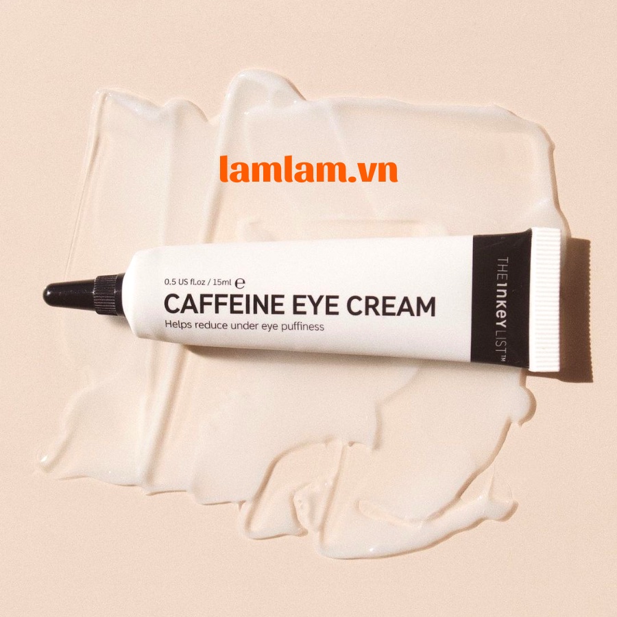 Kem mắt The INKEY Caffeine Eye Cream Serum 15ml