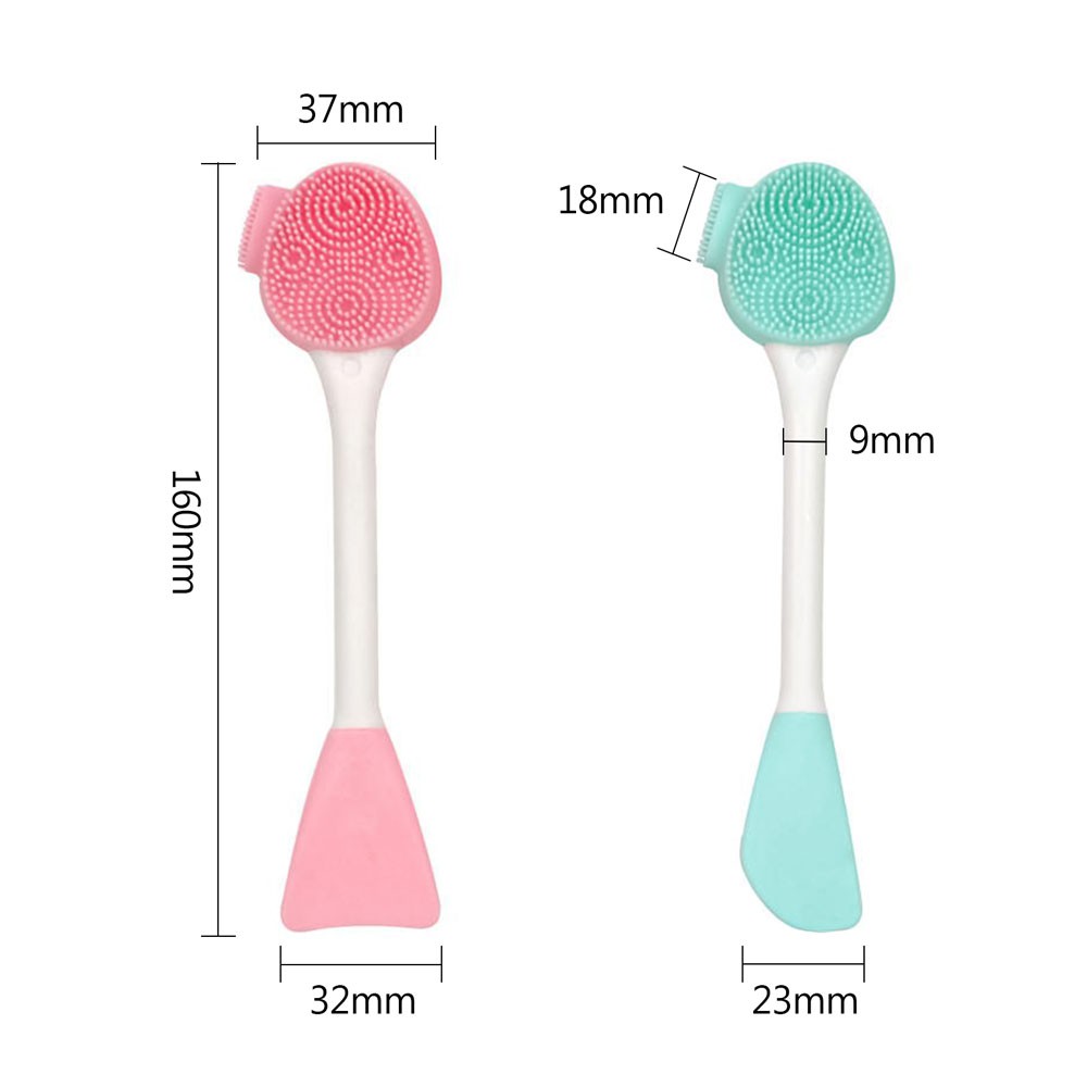 [Hàng mới về] Cọ silicon mát xa loại bỏ mụn đầu đen chăm sóc da mặt tiện lợi