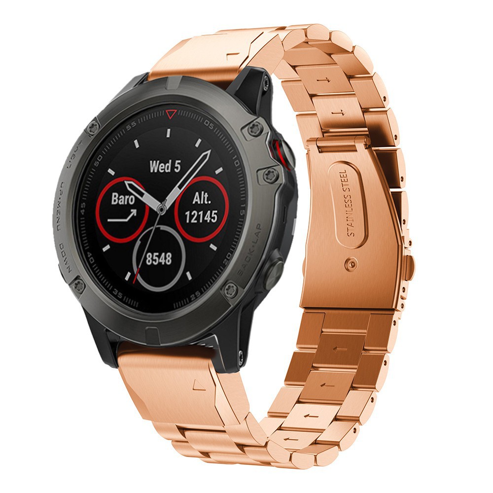 Dây đeo kim loại thay thế cho Garmin Fenix 5X / 6X / 5XPlus / Fenix 3 / 3 HR 26mm bằng thép không gỉ cao cấp