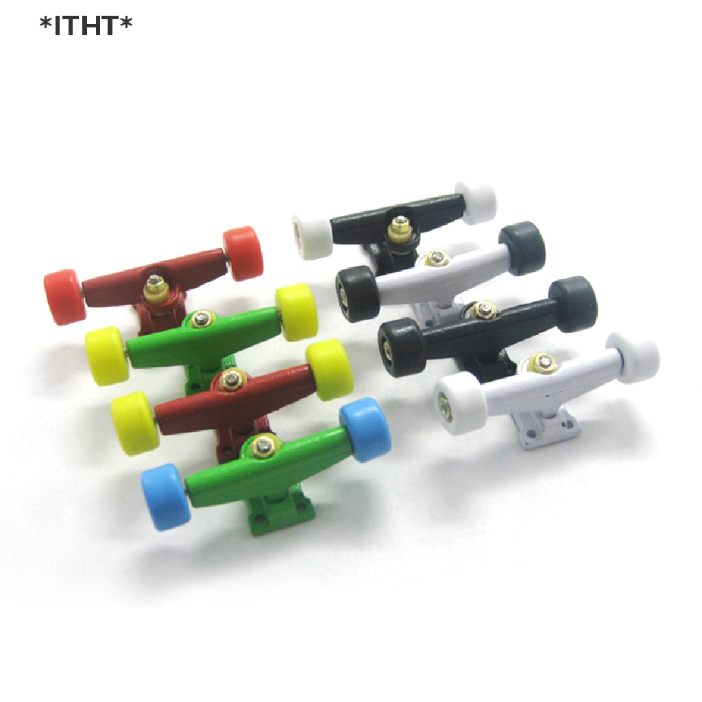 Bộ 4 Bánh Xe Bằng PU + Kim Loại CNC Dành Cho Ván Trượt Ngón Tay