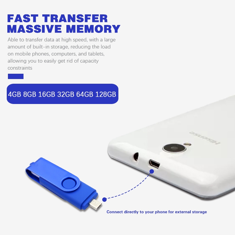 Usb Otg 3 Trong 1 128gb Micro Usb