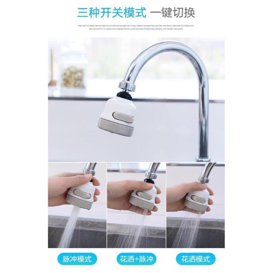 [Free Ship] ĐẦU VÒI NỐI RỬA BÁT TĂNG ÁP XOAY 360 ĐỘ | BigBuy360 - bigbuy360.vn