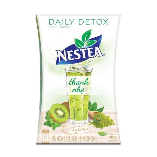 Trà NESTEA Detox Light Thanh Nhẹ Hộp 10 gói x 10g