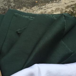Vải linen tưng premium màu xanh ve chai!