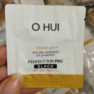 10 gói Kem chống nắng Ohui Perfect Sun PRO Black