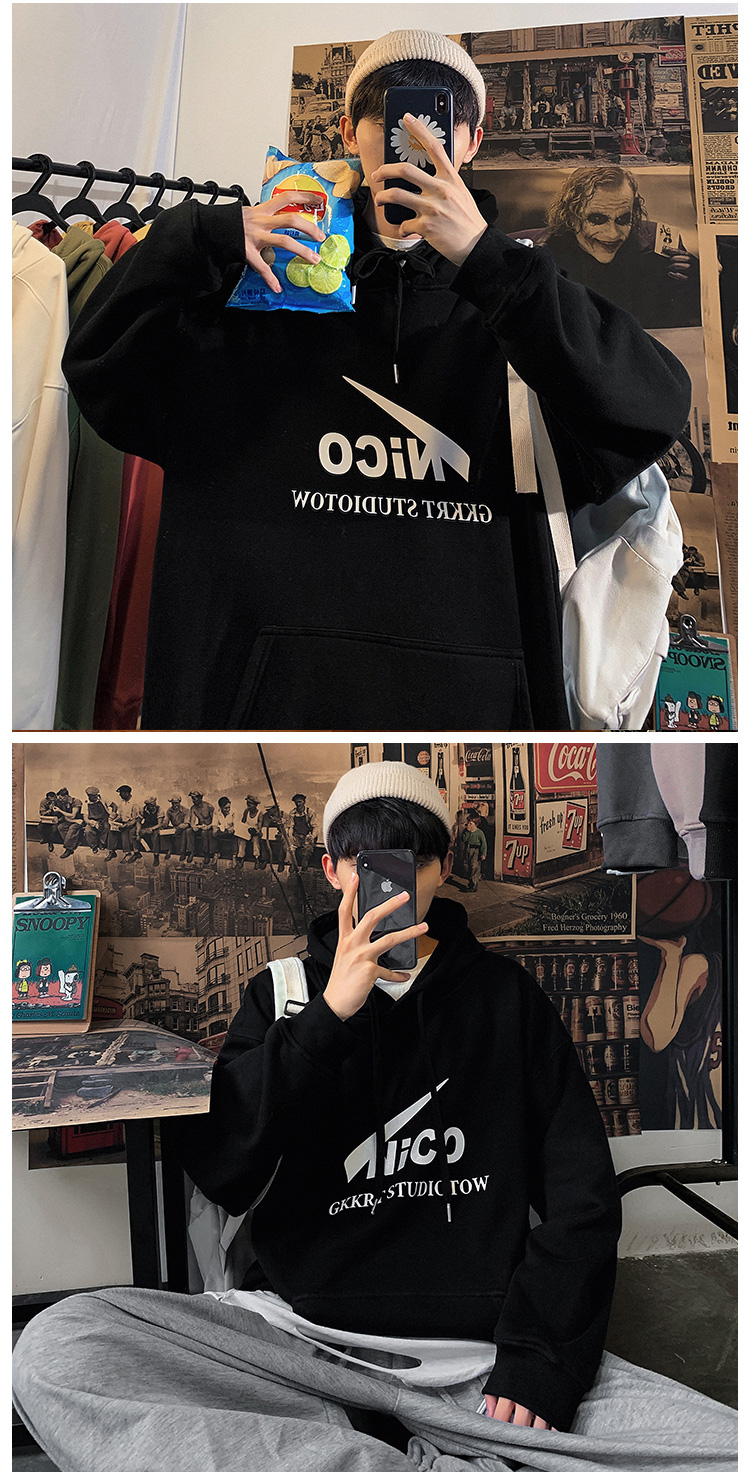 Áo hoodie dài tay phong cách hip hop đường phố cá tính cho nam size M-5XL | BigBuy360 - bigbuy360.vn