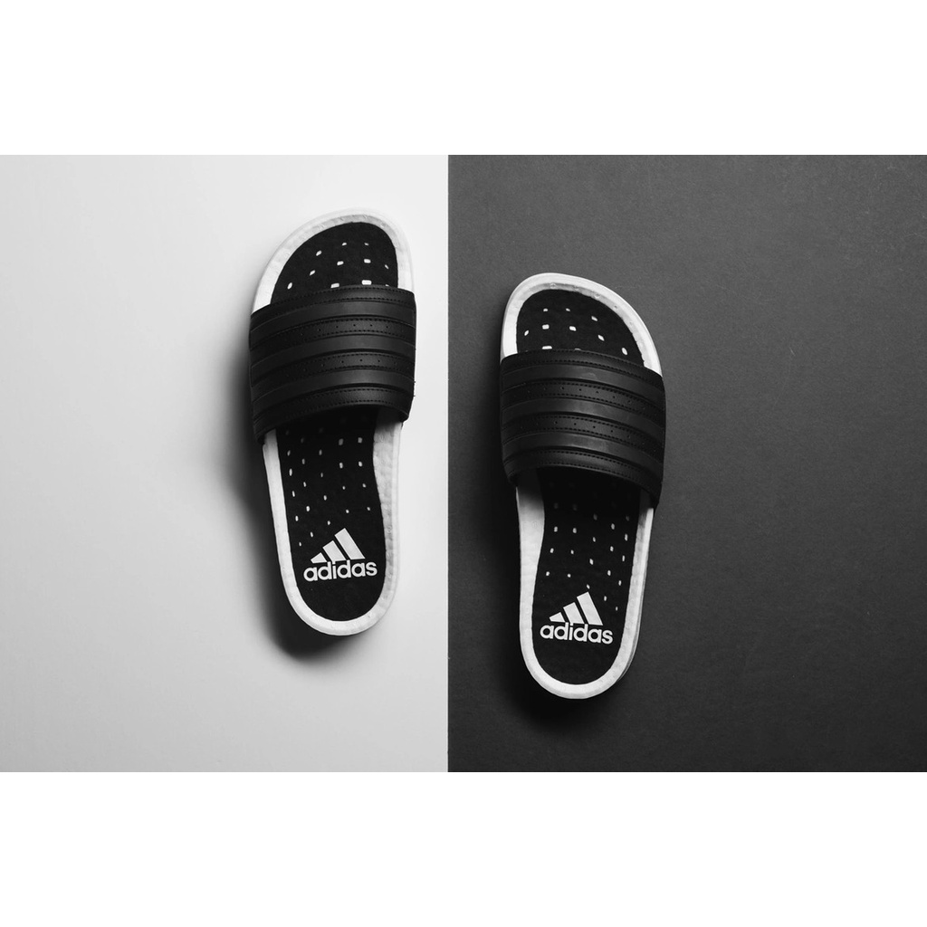 Dép Adidas Chính Hãng Adilette Boost Slides FY8154 - EG1910 - Dép Nam Nữ Chuẩn Auth Mang Êm - Halasneaker.com