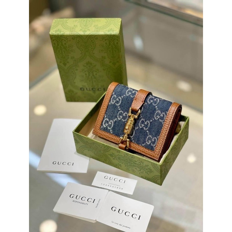 Ví nữ Gucci fullbox, túi vải, kèm xích đeo chéo