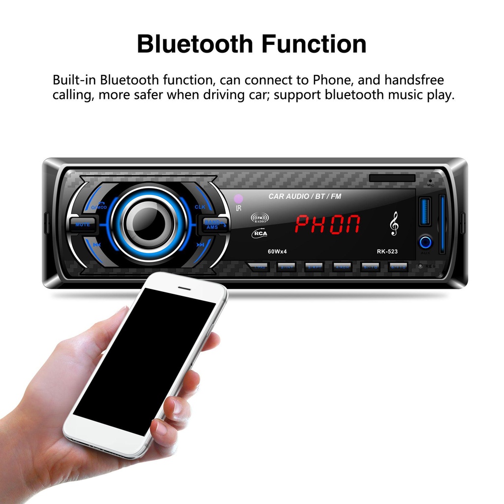 Máy Nghe Nhạc MP3 Gắn Bảng Điều Khiển Xe Hơi Rảnh Tay