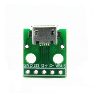 Bảng mạch Đầu Micro USB DIP (5 cái)