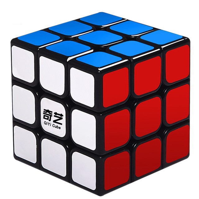 Robik Rubik 3x3 Qiyi Sail Viền Đen 3 Tầng Khối Lập Phương RB02