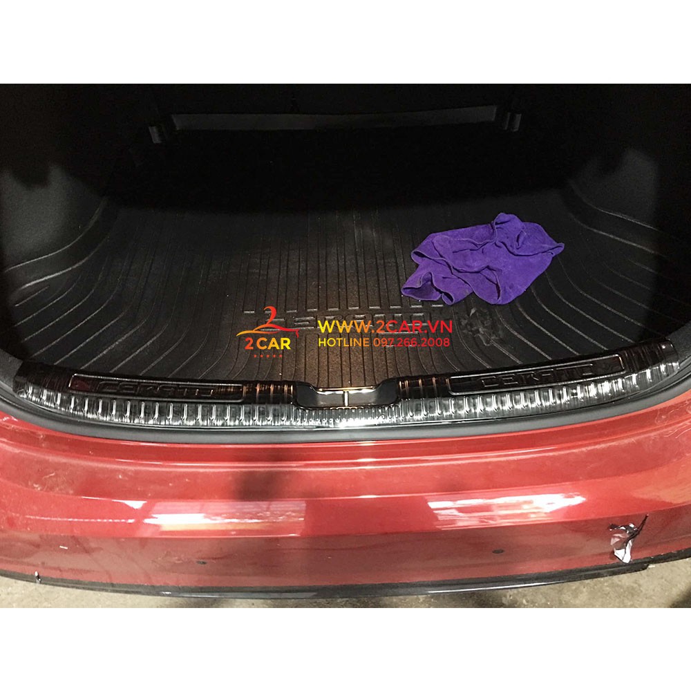Ốp Chống Trầy Cốp trong, Ngoài Xe Kia Cerato 2019- 2020- 2021 titan cao cấp