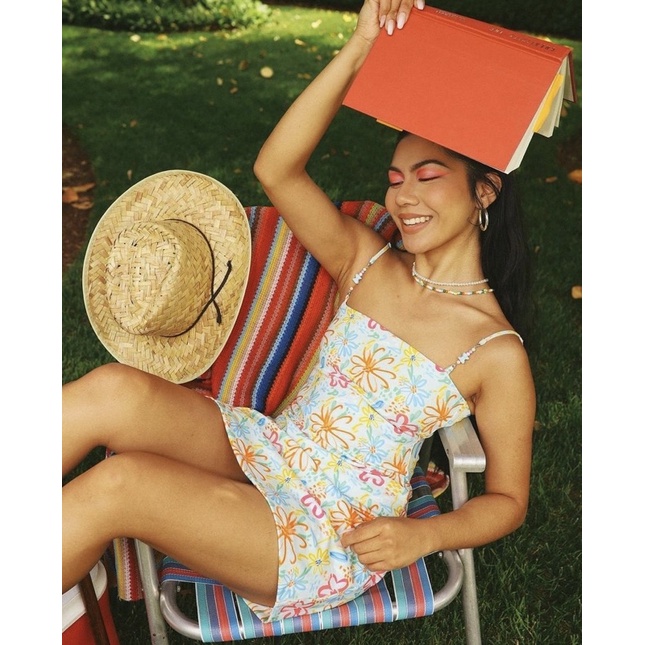 THE FRECKLES STUDIOS - Đầm hoa vải siêu mát phù hợp dịp hè biển