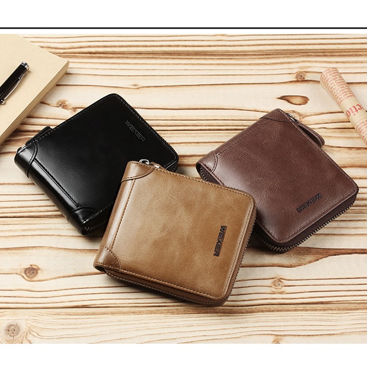 Bóp Ví Nam Ví Ngắn Da PU Cao Cấp VN25Z