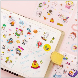 Bộ 6 tấm sticker. Nhiều mẫu