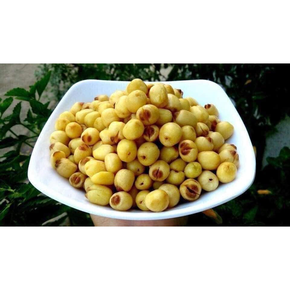 Hạt sen Huế sấy giòn không đường thơm béo, giòn rụm (500g)