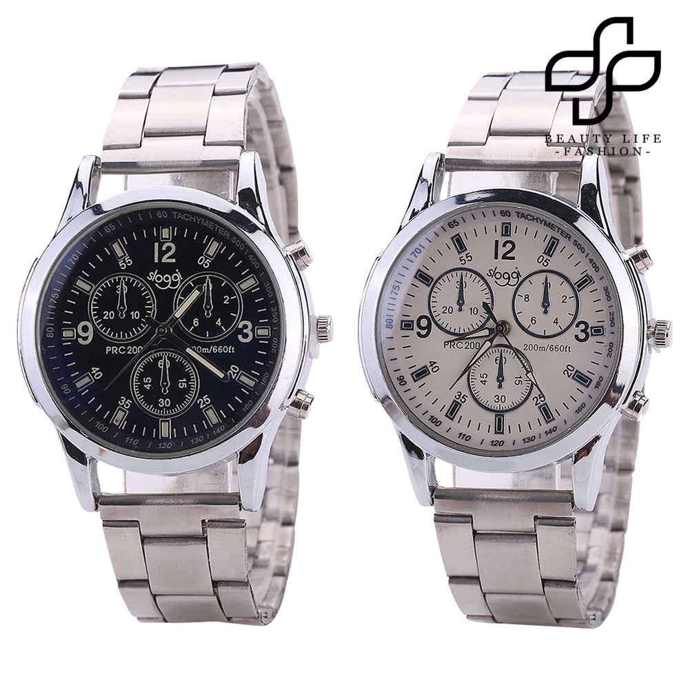 BEA™ Men Fashion Casual Steel Quartz Analog Wrist Jewelry