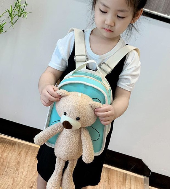 Balo gấu ciu ciu dáng mini nhỏ gọn - Balo trẻ em cute xinh xỉu - Sỉ lẻ balo trẻ con giá rẻ