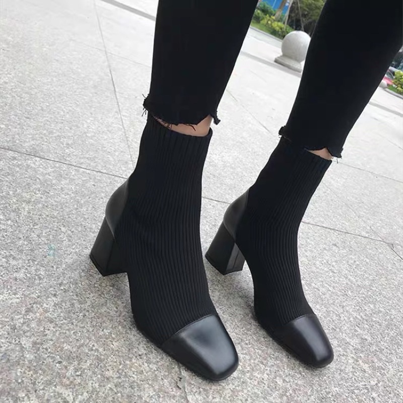 Trả sỉ boot len chun (ảnh thật hàng về) | BigBuy360 - bigbuy360.vn