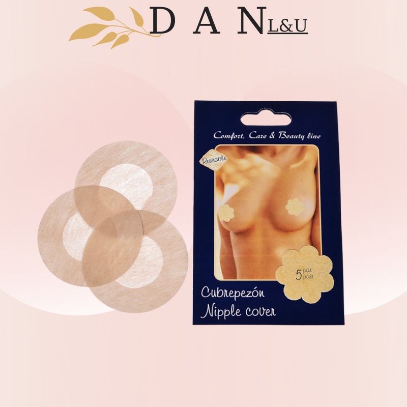 Bộ 10 Miếng Dán Nhũ Hoa Đầu Ti DAN L&amp;U 022