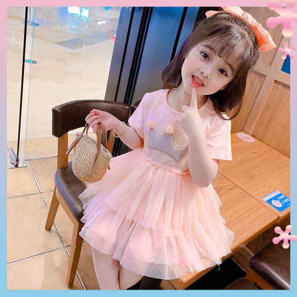 ✨✨Đầm Lưới Xếp Tầng Phong Cách Công Chúa Thời Trang Mùa Hè Hàn Quốc Hàng Mới 2022 Dành Cho Bé Gái