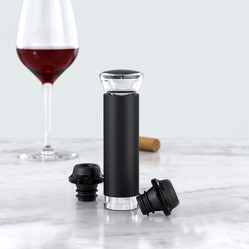 Set dụng cụ mở rượu vang bằng điện Uareliffe 5 trong 1 với miệng rót và nút chặn mini