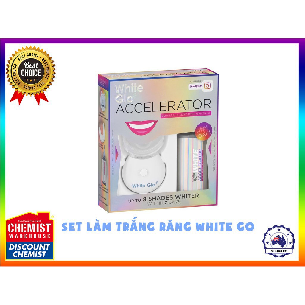 (HÀNG ÚC) SET TRẮNG RĂNG WHITE GO