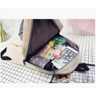(Sẵn) BALO ulzzang con cún mặt xệ