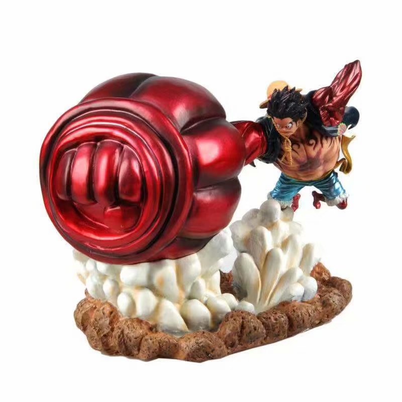 Mô Hình Nhân Vật Luffy Gear 4 Trong Phim Hoạt Hình One Piece Dùng Để Trang Trí