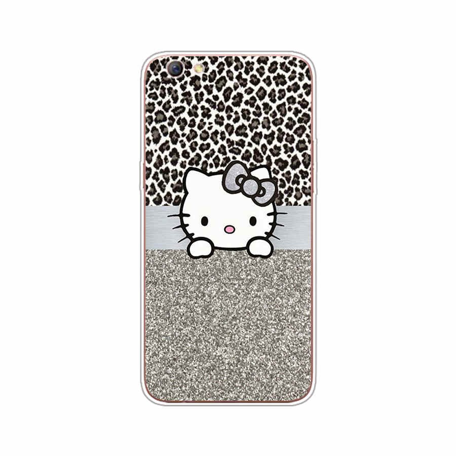 HELLO KITTY Ốp Lưng Điện Thoại Thời Trang Dành Cho Oppo Realme C1 C2 2 Pro A53 2015 2020 R9S