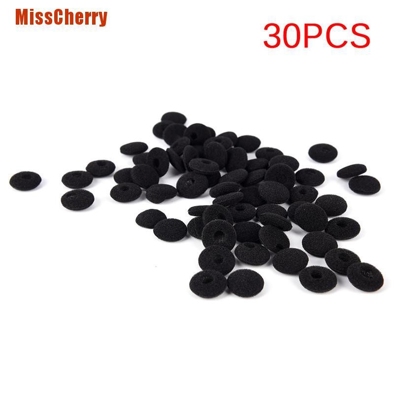 Set 30 Đệm Xốp Mềm Màu Đen Bọc Tai Nghe