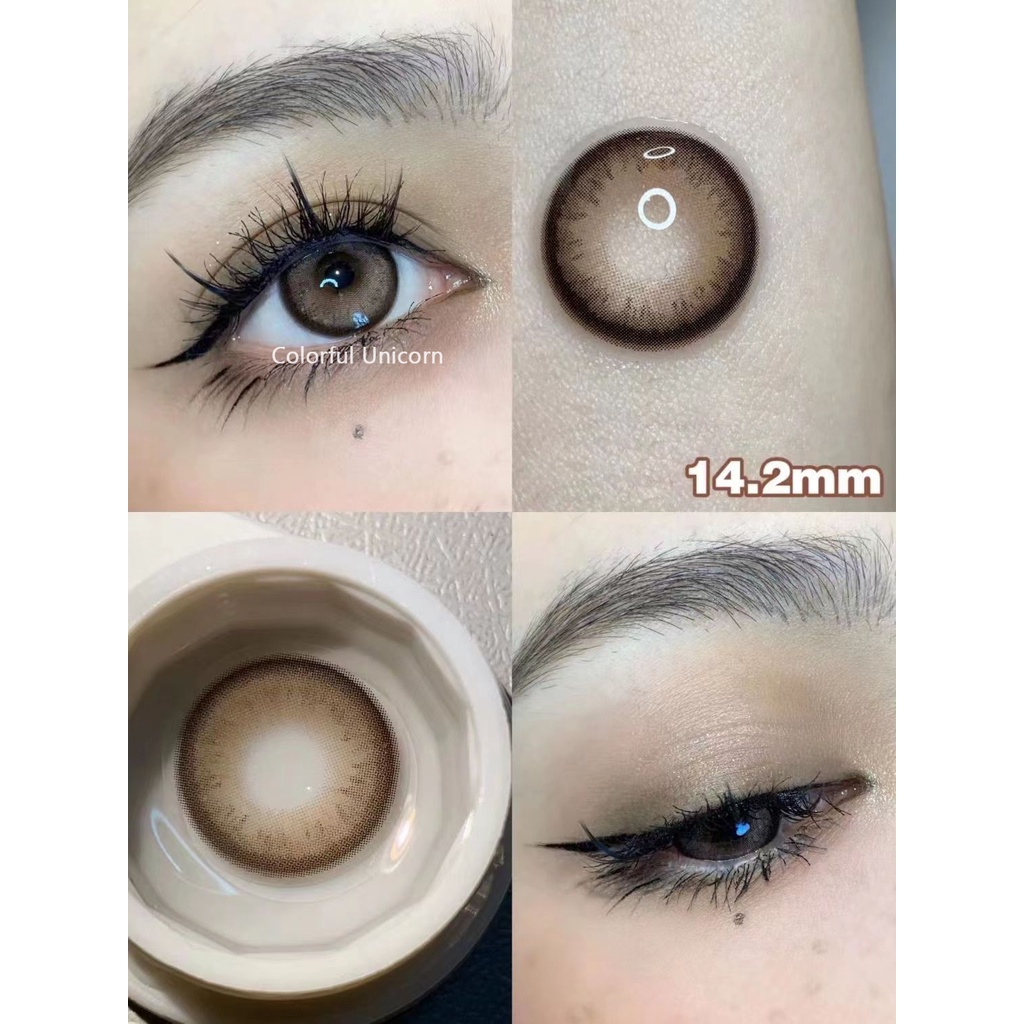 Kính áp tròng Colorhunter Dùng 1 Năm 14.2mm 0 - 8 Độ 1 cặp