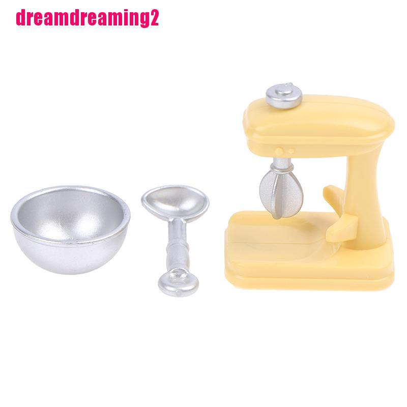 Bộ Đồ Chơi Máy Trộn Thực Phẩm mini Trang Trí Nhà Búp Bê