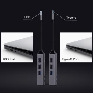 BASEUS Hub Chia 5 Cổng Usb Cho Macbook Pro Surface Pro 6