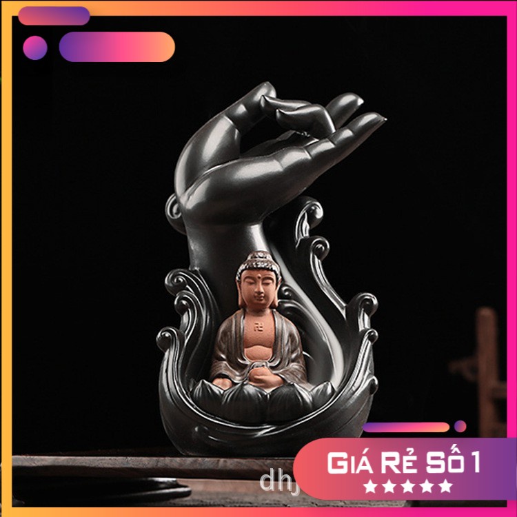 Thác khói trầm hương  SIÊU SALE  Thác mini tiểu cảnh phong thủy  Đốt trầm trang trí