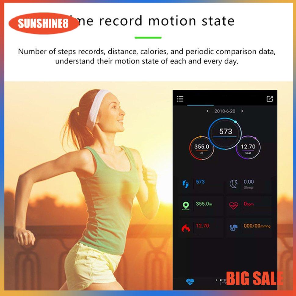 【SUN】Smart Bracelet Y5 Color Screen Smart Watch Heart Rate Blood Pressure Bracelet