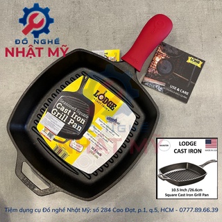 🇺🇸 chảo gang nướng hình vuông lodge 26.67cm l8sgp3 usa -- 🇯🇵🇺🇸 đồ nghề nhật mỹ