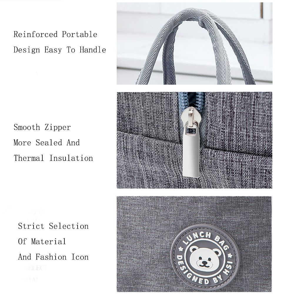 Túi đựng hộp cơm trưa giữ nhiệt tiện dụng