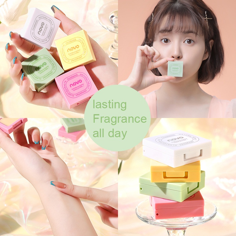 Nước Hoa Nhỏ Hình Vuông Màu Trơn Dành Cho Nam Nữ