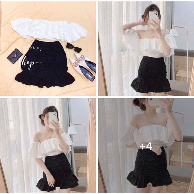 Set đồ nữ áo croptop áo kiểu quần sooc phồngFREESHIPset đồ nữ cá tính dễ kết hợp, mặc lẻ hoặc theo bộ đều đẹp -L005